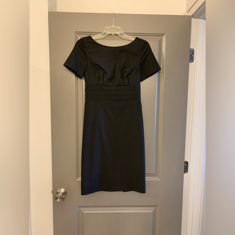 United Colors Of Benetton Black Ruched Sheath Dress, size XS